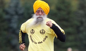 Anything worth doing is going to be difficult," says Fauja Singh, the 100-year-old runner who this week became the world's oldest person to complete a full-length marathon, crossing the line at the Scotiabank Toronto Waterfront event in eight hours, 25 minutes and 16 seconds. (And he didn't finish last: five came in after him.)